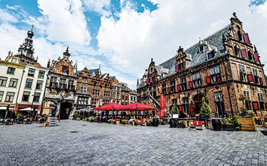 Dutch buildings in the city of Nijmegen